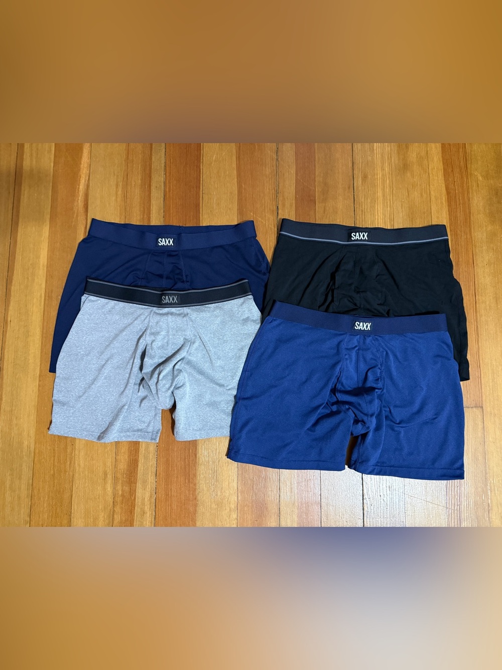 NWOT Saxx Boxer Briefs 4-Pack